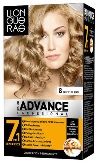 Advance Hair Color Colour No. 8-Light Blond