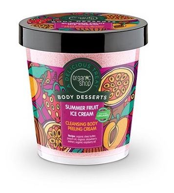 Summer Fruit Ice Cream Cleansing Body Peeling Cream