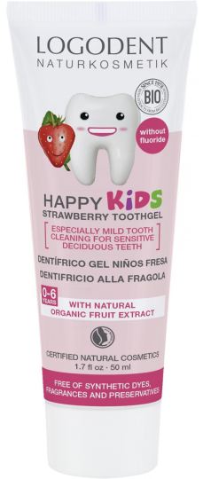 Strawberry Kids Toothpaste without Fluoride 50 ml