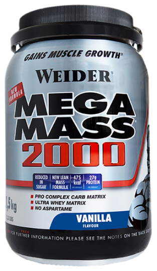 Mega Mass 2000 Vanilla flavour 1 5 kg