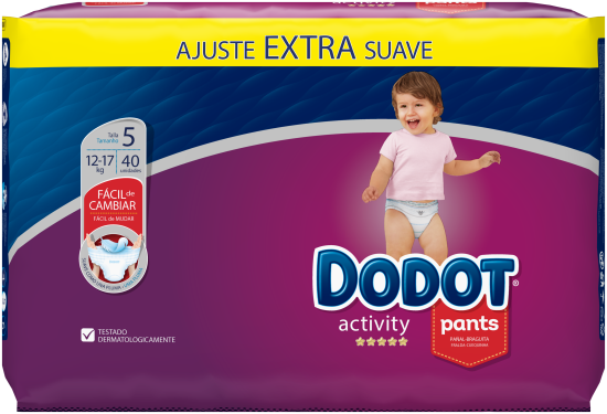 DODOT PANTS ACTIVITY EXTRA TALLA 6 35 UNIDADES