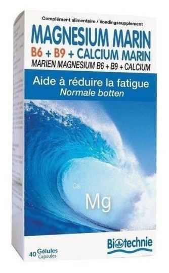 Marine Magnesium+B6+B9 40 caps