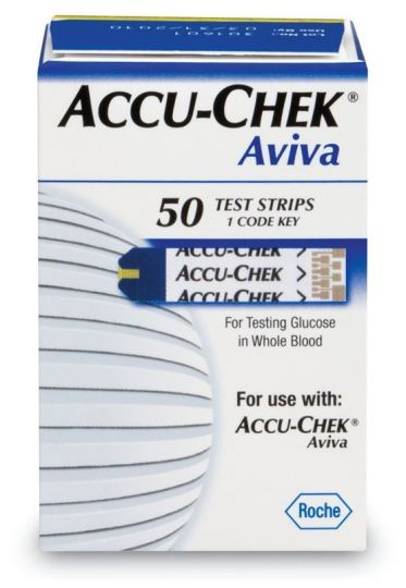 Accuchek Aviva Test Strips 50 Units