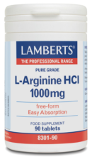 L-Arginine HCl 90 Tablets 1000 mg