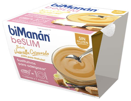 beSlim Vanilla &amp; Caramel Cup 210 gr