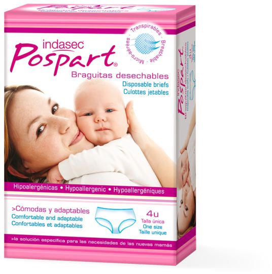 Disposable Pospart Panties 4 units