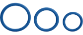 Tri Rings Blue