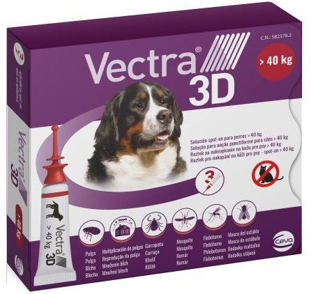 Vectra 3D Solucion spot-on para perros de mas de 40 kg