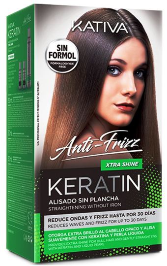 Keratin anti frizz alisado sin plancha extra brillo 30 días