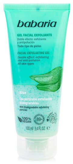 Gel Facial Exfoliante Aloe Vera 100 ml